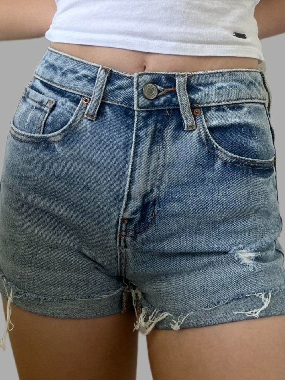 PacSun Denim Mom Shorts